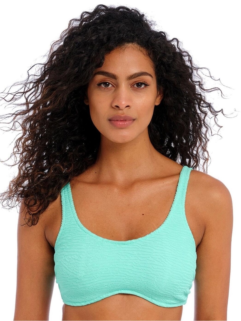 Freya Ibiza Waves Bikini Top Swimwear Women’s US Size 32DD Sea Foam Underwire